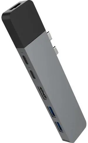 Drive USB C Hub, NET 6-in-2 for MacBook Pro Air, Multi-Port USB-C Dongle w/Gigabit Ethernet, 40Gbps/100W PD, 5Gbps/60W PD, 4K30Hz HDMI Drive USB C Hub, NET 6-in-2 for MacBook Pro Air, Multi-Port USB-C Dongle w/Gigabit Ethernet, 40Gbps/100W PD, 5Gbps/60W PD, 4K30Hz HDMI
