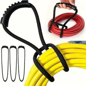 Storage Straps 15.7-inch (2-Pack) Extension Cord Organizer, Vacuum Hose Holder, Shop Storage, Air or Water Hose Organizer for your Home, Garage, Boat, RV and More Cable Straps (BLack, L(35.7inch)) Storage Straps 15.7-inch (2-Pack) Extension Cord Organizer, Vacuum Hose Holder, Shop Storage, Air or Water Hose Organizer for your Home, Garage, Boat, RV and More Cable Straps (BLack, L(35.7inch))