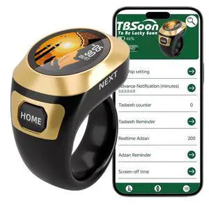 Color Screen Tasbih Smart Ring,Tasbeeh Counters,Prayer Smart Ring,Replaceable Pictures,Electronic Rosary,Forgiveness ring,Large Battery,Large Screen Display,Eid al-Fitr Eid al-Adha Ramadan Gift Color Screen Tasbih Smart Ring,Tasbeeh Counters,Prayer Smart Ring,Replaceable Pictures,Electronic Rosary,Forgiveness ring,Large Battery,Large Screen Display,Eid al-Fitr Eid al-Adha Ramadan Gift