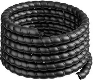 Hydraulic Hose Protector, 1/2" OD x 10' Length Spiral Wrap Hydraulic Hose Protector, 1/2" OD x 10' Length Spiral Wrap