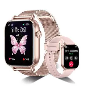 Smart Watch for Women,1.83" HD Smartwatches (Answer/Make Call), IP68 Waterproof Activity Fitness Tracker, HR, Sleep Monitoring, Pedometer, Reloj Inteligente for Android iOS (Rose Gold) Smart Watch for Women,1.83" HD Smartwatches (Answer/Make Call), IP68 Waterproof Activity Fitness Tracker, HR, Sleep Monitoring, Pedometer, Reloj Inteligente for Android iOS (Rose Gold)