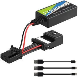 Dash Cam Power Adapter (12-Pin Type A), USB Power Dash Cam Adapter | For 15-23 Tacoma/15-16 Highlander/16-20 Sienna/18-21 Tundra/Select Honda Ridgeline,Connects to Auto-Dimming Rearview Mirror Dash Cam Power Adapter (12-Pin Type A), USB Power Dash Cam Adapter | For 15-23 Tacoma/15-16 Highlander/16-20 Sienna/18-21 Tundra/Select Honda Ridgeline,Connects to Auto-Dimming Rearview Mirror