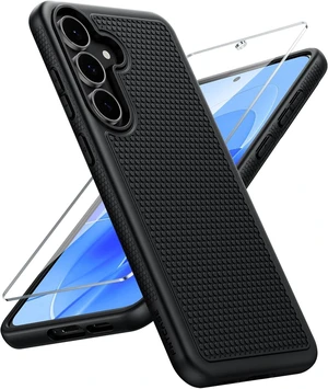 for Galaxy S25 FE Case: Black Non Slip Textured for Galaxy S25 FE Case: Black Non Slip Textured