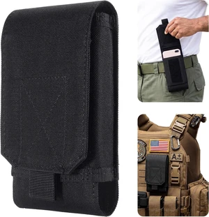 MOLLE Cell Phone Pouch Heavy Duty Tactical Belt Phone Holster MOLLE Cell Phone Pouch Heavy Duty Tactical Belt Phone Holster