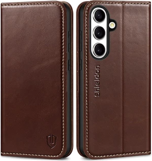 Genuine Leather Case Wallet for Galaxy S26 FE 6.7 Retro Coffee Genuine Leather Case Wallet for Galaxy S26 FE 6.7 Retro Coffee
