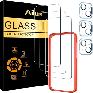 Screen Protector + Camera Lens Protector for iPhone 15 3+3 Pack Screen Protector + Camera Lens Protector for iPhone 15 3+3 Pack