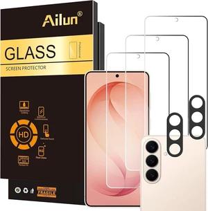 3 Pack Screen Protector + 2 Pack Camera Lens Protector for Galaxy S26 3 Pack Screen Protector + 2 Pack Camera Lens Protector for Galaxy S26