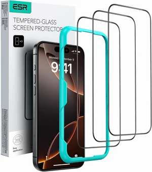 3 Pack for iPhone 16 Pro Max Screen Protector Align Frame 3 Pack for iPhone 16 Pro Max Screen Protector Align Frame