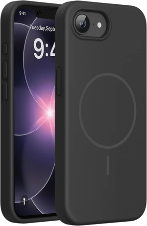 Silicone & Magnetic for iPhone 17e/16e Case Black Silicone & Magnetic for iPhone 17e/16e Case Black