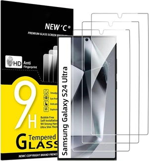 NEWC for Galaxy S24 Ultra Screen Protector Tempered Glass NEWC for Galaxy S24 Ultra Screen Protector Tempered Glass