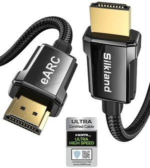 8K HDMI ARC/eARC Cable 2.1 for Soundbar 6.6ft 8K@60Hz 4K@120Hz 8K HDMI ARC/eARC Cable 2.1 for Soundbar 6.6ft 8K@60Hz 4K@120Hz