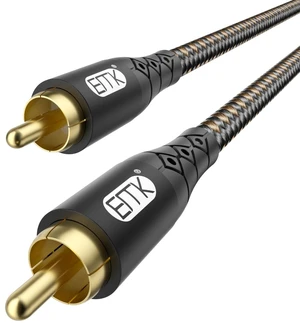 RCA to RCA Subwoofer Cable 24K Gold-Plated Connector Nylon Braided Double Shielded Audio Cable Digital&Analog Signal Support for Amplifiers Subwoofer Home Theater Hi-Fi Systems Black/6.6ft/2m RCA to RCA Subwoofer Cable 24K Gold-Plated Connector Nylon Braided Double Shielded Audio Cable Digital&Analog Signal Support for Amplifiers Subwoofer Home Theater Hi-Fi Systems Black/6.6ft/2m