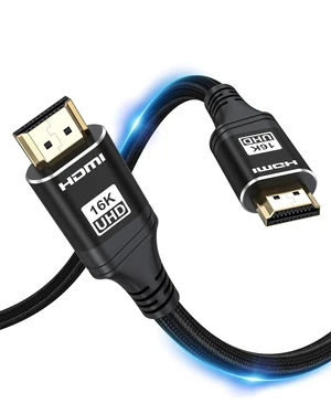 HDMI 2.2 Cable 96Gbps 6FT 16K@60Hz Gaming Braided Cord HDMI 2.2 Cable 96Gbps 6FT 16K@60Hz Gaming Braided Cord
