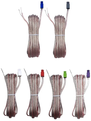 6X Pcs Red Gray Speaker Sound Wires Cords Cables Compatible with Sony Home Cinema Theater System 6X Pcs Red Gray Speaker Sound Wires Cords Cables Compatible with Sony Home Cinema Theater System