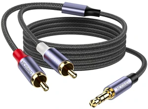 3.5mm to RCA Cable Headphone to RCA Cable AUX to RCA Audio Cable 3FT 3.5mm to RCA Cable Headphone to RCA Cable AUX to RCA Audio Cable 3FT