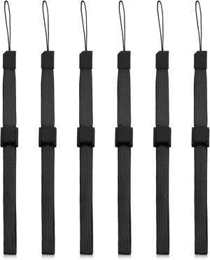 Wrist Strap for Camera 6 PCS Adjustable Hand Wrist Strap Lanyard Universal Phone Hand Straps Wristlet Wristband with Slider Lock for Camera Mobile Phone Black Wrist Strap for Camera 6 PCS Adjustable Hand Wrist Strap Lanyard Universal Phone Hand Straps Wristlet Wristband with Slider Lock for Camera Mobile Phone Black