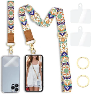 Phone Lanyard Crossbody Strap Wrist Neck Adjustable Women Boho Phone Lanyard Crossbody Strap Wrist Neck Adjustable Women Boho