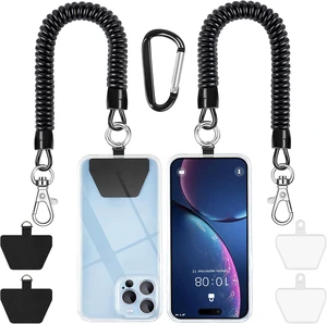 Phone Lanyard Tether Stretchy Phone Strap Patch Anchor Outdoor Climbing Hook Compatible for Most Smartphones Phone Lanyard Tether Stretchy Phone Strap Patch Anchor Outdoor Climbing Hook Compatible for Most Smartphones