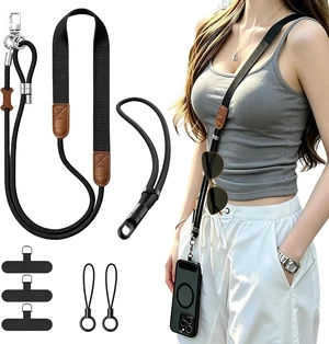 Anti-Theft Phone Lanyard Crossbody Strap & Cellphone Wrist Strap for Women/Men Anti-Drop Phone Shoulder Holder Neck Lanyard with 3 Tether Tabs for iPhones Keys ID Badge Wallet for Moms Office Outdoor Anti-Theft Phone Lanyard Crossbody Strap & Cellphone Wrist Strap for Women/Men Anti-Drop Phone Shoulder Holder Neck Lanyard with 3 Tether Tabs for iPhones Keys ID Badge Wallet for Moms Office Outdoor