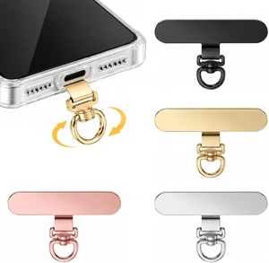 4Pcs 360° Rotating Stainless Steel Ultra-Thin Phone Tether Tab Ultra-Thin Metal Patch Fits Wristbands Lanyards & Crossbody Straps 4 Colors Compatible with Most Smartphone Cases 4Pcs 360° Rotating Stainless Steel Ultra-Thin Phone Tether Tab Ultra-Thin Metal Patch Fits Wristbands Lanyards & Crossbody Straps 4 Colors Compatible with Most Smartphone Cases