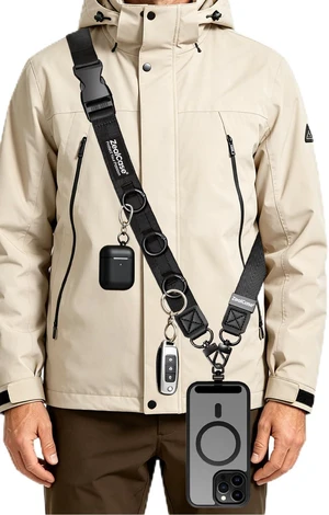 Cell Phone Lanyard Crossbody Built 3 Hooks & Anti-Slip Wrist Strap Cell Phone Lanyard Crossbody Built 3 Hooks & Anti-Slip Wrist Strap