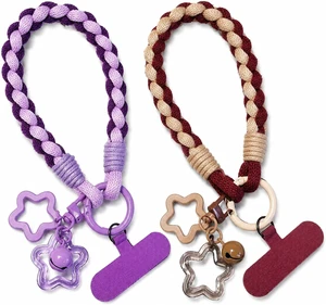 Cute Cell Phone Wrist Strap Braided Rope Wrist Phone Strap Lanyard Cute Cell Phone Wrist Strap Braided Rope Wrist Phone Strap Lanyard