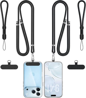 for Phone Lanyard Anti?Theft Portable Essentials Black+Grey for Phone Lanyard Anti?Theft Portable Essentials Black+Grey