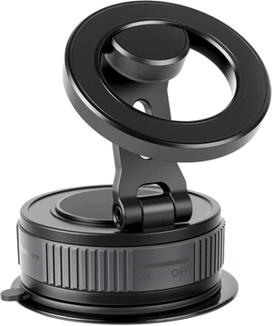 Car Phone Holder for Magsafe 360 Degree Rotation Adjustable Car Phone Mount Dashboard Windshield Vacuum Magnetic Holder for All Cellphone
