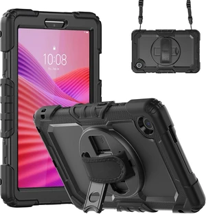 360° Rotatable Case for Lenovo Tab One K9 8.7 with Straps Black 360° Rotatable Case for Lenovo Tab One K9 8.7 with Straps Black