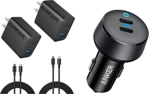 2-Pack USB C Charger with USB C Car Charger 2-Pack USB C Charger with USB C Car Charger