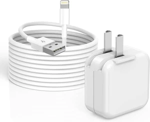 iPad Charger Fast Charge iPhone 10FT i-Pad Charging Cord 12W i Pad Charger Fast Charging Block Foldable Portable Travel Plug with Extra Long Lightning Cable Cord Compatible with iPad/iPhone/Airpod iPad Charger Fast Charge iPhone 10FT i-Pad Charging Cord 12W i Pad Charger Fast Charging Block Foldable Portable Travel Plug with Extra Long Lightning Cable Cord Compatible with iPad/iPhone/Airpod