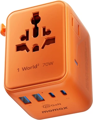 70W Universal Travel Adapter 7-in-1 GaN International Power Adapter 70W Universal Travel Adapter 7-in-1 GaN International Power Adapter