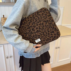 Leopard Puffy Laptop Sleeve 15 Inch Cheetah Print Quilted Laptop Case Protective Padded Computer Sleeve for MacBook Leopard Puffy Laptop Sleeve 15 Inch Cheetah Print Quilted Laptop Case Protective Padded Computer Sleeve for MacBook