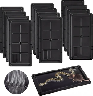 12 Pack Rat Glue Traps 10x5 Inch Large Sticky Traps for Rats Black 12 Pack Rat Glue Traps 10x5 Inch Large Sticky Traps for Rats Black