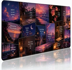 Large Gaming Mouse Pad Extended Desk Mat 35.4 x 15.7 Inspirational Quotes Large Gaming Mouse Pad Extended Desk Mat 35.4 x 15.7 Inspirational Quotes