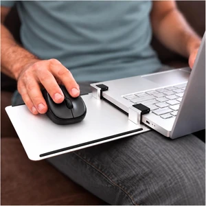Laptop Mouse Platform Rigid Aluminum Mouse Pad Fits Most Laptops Laptop Mouse Platform Rigid Aluminum Mouse Pad Fits Most Laptops