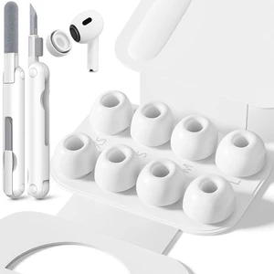 4 Pairs Replacement Ear Tips for AirPods Pro 2nd/1st (White) 4 Pairs Replacement Ear Tips for AirPods Pro 2nd/1st (White)