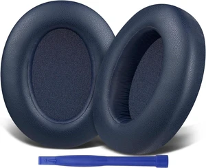Earpads Cushions Replacement for WH-XB910N Extra Bass Headphones Ear Pads with Soft Protein Leather Noise Isolation Foam - Blue Earpads Cushions Replacement for WH-XB910N Extra Bass Headphones Ear Pads with Soft Protein Leather Noise Isolation Foam - Blue