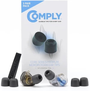 Comply 500 Core Series Memory Foam Replacement IEM Ear Tips Black (S/M/L) Comply 500 Core Series Memory Foam Replacement IEM Ear Tips Black (S/M/L)