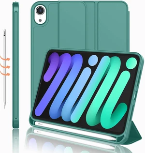 iPad mini 7 Case 2024 (A17 Pro) iPad mini 6 Case (8.3-Inch 2021 Model) iPad mini 7th/6th Generation Case with Pencil Holder Trifold Stand Smart Case with Soft TPU Back Forest Green iPad mini 7 Case 2024 (A17 Pro) iPad mini 6 Case (8.3-Inch 2021 Model) iPad mini 7th/6th Generation Case with Pencil Holder Trifold Stand Smart Case with Soft TPU Back Forest Green