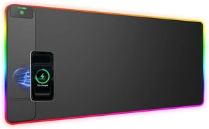 Wireless Charging Mouse Pad Gaming 31.5x15.8 Large Desk Mat Waterproof Wireless Charging Mouse Pad Gaming 31.5x15.8 Large Desk Mat Waterproof