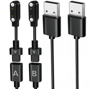 AB400 Reversible Smart Watch Charger Magnetic Charging Cable AB400 Reversible Smart Watch Charger Magnetic Charging Cable
