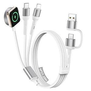 White Travel Essentials for Watch Charger Multi Charging Cable for iPhone 18 iWatch Charger USB C Cord Car Cruise RV Camping Essentials 2026 for iWatch Ultra/12&iPhone 18/17/16 One Cables White Travel Essentials for Watch Charger Multi Charging Cable for iPhone 18 iWatch Charger USB C Cord Car Cruise RV Camping Essentials 2026 for iWatch Ultra/12&iPhone 18/17/16 One Cables