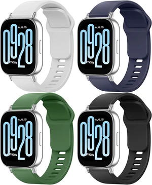 4-PACK Bands for Redmi Watch 5 Active/Redmi Watch 5 Lite Straps Women Men Soft Silicone Sport Watch Strap for Xiaomi 5 Lite / 5 Active Strap 4-PACK Bands for Redmi Watch 5 Active/Redmi Watch 5 Lite Straps Women Men Soft Silicone Sport Watch Strap for Xiaomi 5 Lite / 5 Active Strap