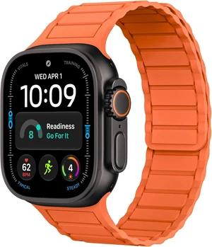Magnetic Link Solo Loop Sport Silicone Bands Compatible with Watch Ultra 3/2/1 49mm Series 11/10 46/42mm 9/8/7 45/41mm SE 6/5/4 44/40mm 3/2/1 42/38mm for Women Men Magnetic Link Solo Loop Sport Silicone Bands Compatible with Watch Ultra 3/2/1 49mm Series 11/10 46/42mm 9/8/7 45/41mm SE 6/5/4 44/40mm 3/2/1 42/38mm for Women Men