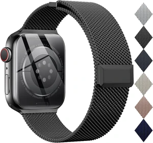 Stainless Steel Mesh Loop Compatible with Watch Bands for Men Stainless Steel Mesh Loop Compatible with Watch Bands for Men