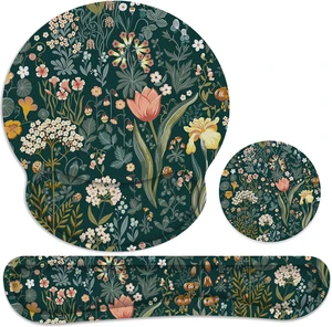 Ergonomic Mouse Pad with Wrist Rest and Keyboard Wrist Rest Mousepad Ergonomic Mouse Pad with Wrist Rest and Keyboard Wrist Rest Mousepad