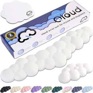 Cloud Keyboard Wrist Rest Qloud Cloud Wrist Rest for Computer Keyboard and Mouse Ergonomic Memory Foam Wrist Pad with Non-Slip Base Includes Cloud Mouse Pad White Cloud Keyboard Wrist Rest Qloud Cloud Wrist Rest for Computer Keyboard and Mouse Ergonomic Memory Foam Wrist Pad with Non-Slip Base Includes Cloud Mouse Pad White