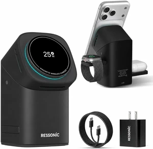 25W 3 in 1 Wireless Charging Station for & Desk Night Stand 25W 3 in 1 Wireless Charging Station for & Desk Night Stand