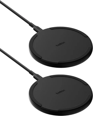 15W Wireless Charging Pad Qi Charger for iPhone 17 (2 Pack) 15W Wireless Charging Pad Qi Charger for iPhone 17 (2 Pack)